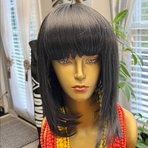 Bob Style With Bangs Wig